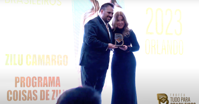 Zilu é premiada com o Troféu Tudo Para Brasileiros, nos EUA