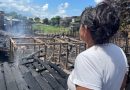 Famílias visitam local de incêndio após tragédia: ‘só fiquei com a roupa do corpo’