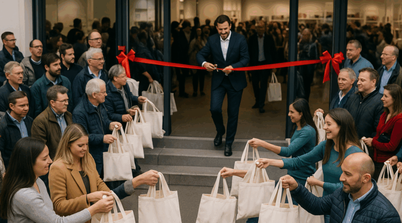 Brindes personalizados criam vínculo em inaugurações
