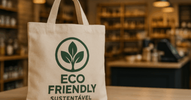 Ecobag une estilo e sustentabilidade em itens reutilizáveis