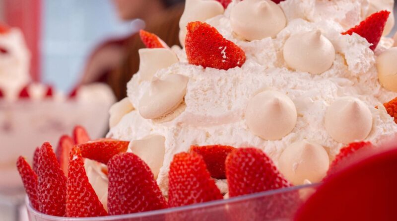 Gastronomia é uma das atrações da Festa de Flores e Morangos