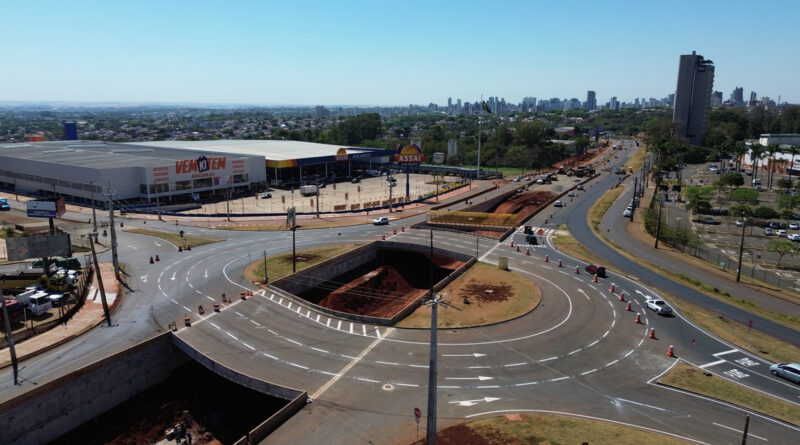 Novo viaduto em Maringá já impacta comércio local