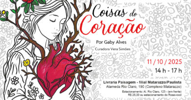 Lançamento do livro “Coisas do Coração” na Livraria Paisagem