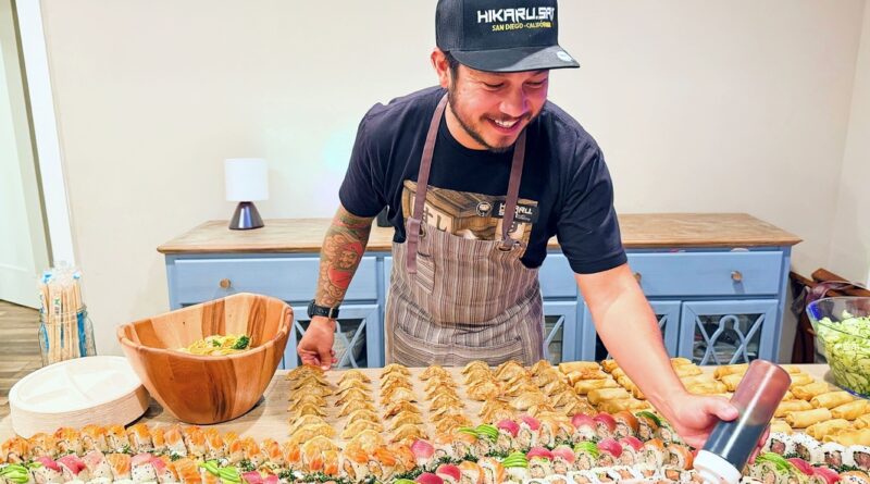 Chef brasileiro promove serviço de catering japonês nos EUA