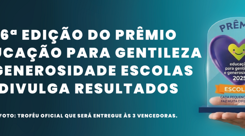 Prêmio EGG 2025 reconhece escolas por impacto social