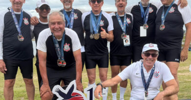 Corinthians conquista tricampeonato sul-americano de remo