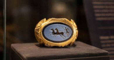 Caminhoneiro encontra anel romano raro com mais de 1.700 anos