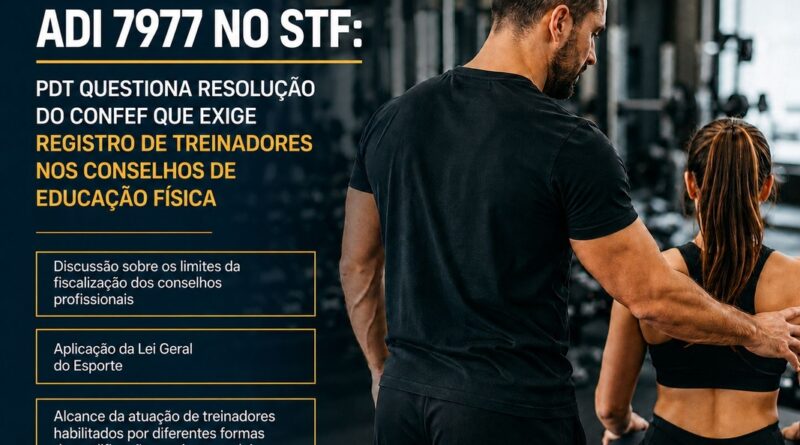 STF debate registro de treinadores esportivos