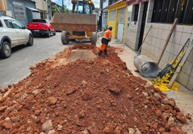 Prefeitura de Manaus reforça infraestrutura no bairro Santo Antônio com recuperação de rede de drenagem profunda