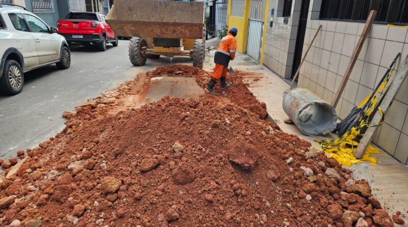 Prefeitura de Manaus reforça infraestrutura no bairro Santo Antônio com recuperação de rede de drenagem profunda