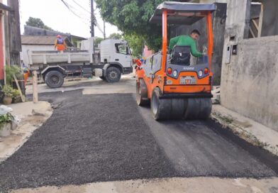 Prefeitura de Manaus avança com manutenção asfáltica no Lírio do Vale e melhora mobilidade na zona Oeste