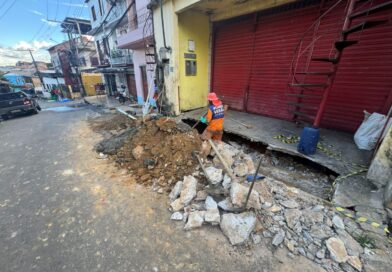 Prefeitura de Manaus recupera sistema de drenagem no bairro Compensa e reforça conscientização sobre descarte correto de resíduos