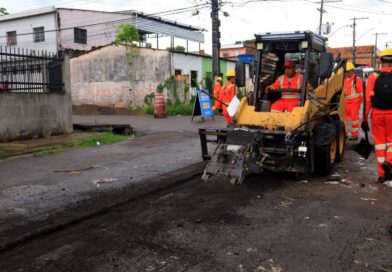 Prefeitura de Manaus intensifica manutenção asfáltica no Novo Aleixo e melhora mobilidade na zona Leste