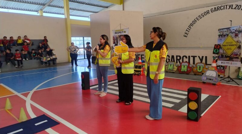 Alunos da zona Oeste recebem projeto ‘Trânsito na Escola’ da Prefeitura de Manaus