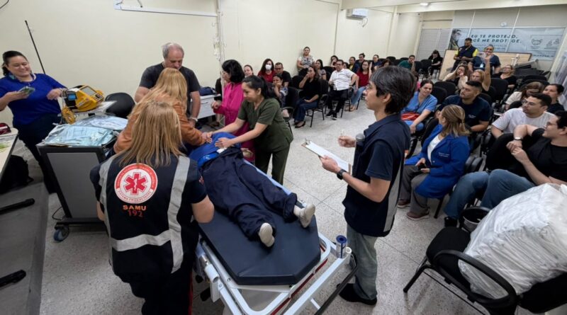 Samu Manaus promove oficina para servidores da Maternidade Dr. Moura Tapajóz