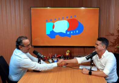 David Almeida lança ‘Amazonas PodMais’ e recebe Augusto Cury no episódio de estreia