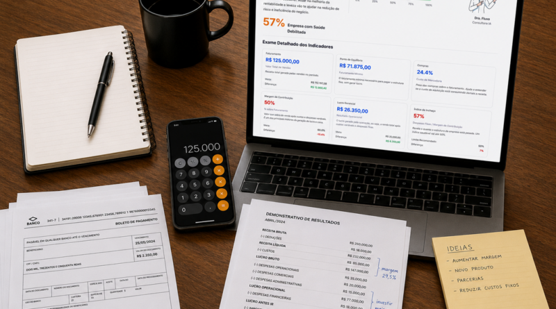 IA diagnostica finanças de pequenas empresas em 10 minutos