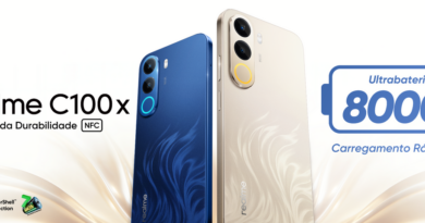 A realme lança C100x com bateria de 8.000 mAh no Brasil