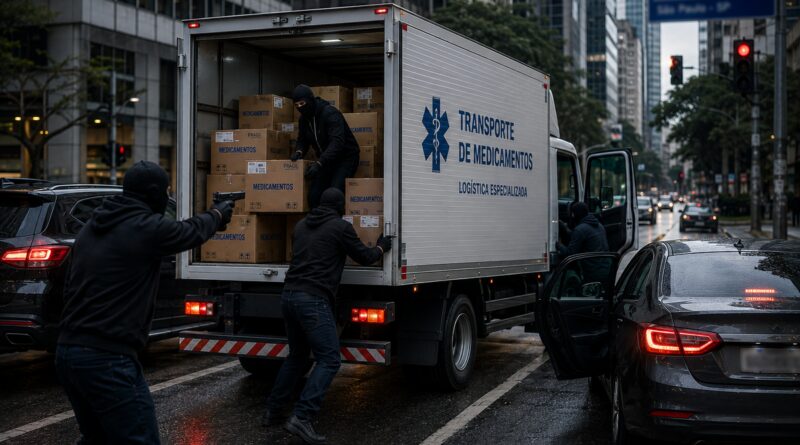Roubo de cargas muda de perfil e mira medicamentos