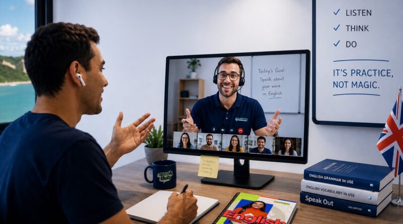 Contra a onda dos apps, curso de inglês aposta no professor