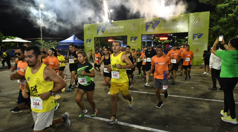 ‘Manaus em Movimento’ levou cerca de seis mil atletas e adeptos da corrida de rua à Ponta Negra neste domingo, 5/7