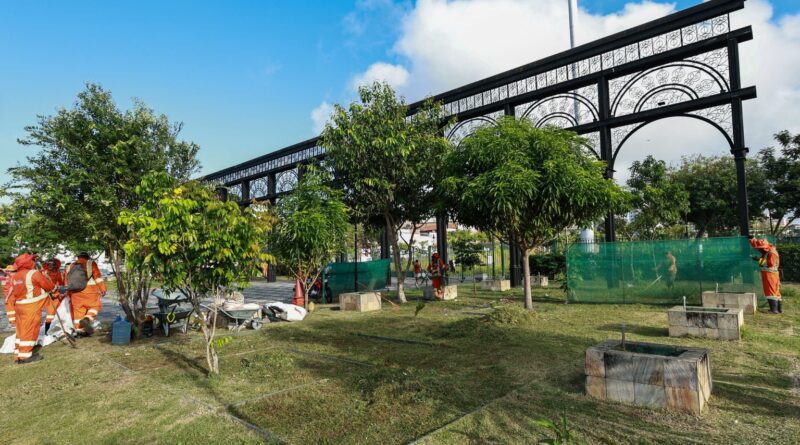 Prefeitura de Manaus intensifica limpeza no parque Jefferson Péres para garantir bem-estar à população