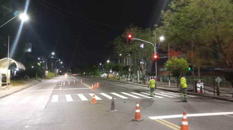 Prefeitura intensifica revitalização da sinalização viária pelo programa ‘Manaus que a Gente Cuida’