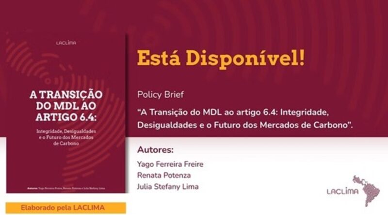 LACLIMA lança estudo sobre o novo mercado global de carbono
