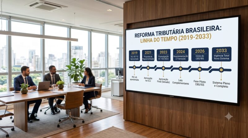 Reforma tributária orienta empresas com linha do tempo