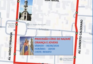 Prefeitura de Manaus realiza operação especial de trânsito para o Círio das Crianças e Jovens neste sábado, 8/8