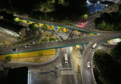 Prefeitura de Manaus transforma Complexo Viário Miguel Arraes com arte, iluminação e melhorias na estrutura