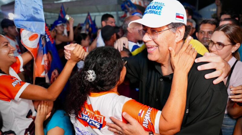 Eduardo Braga lidera com força: 1º lugar para o Senado com 50%