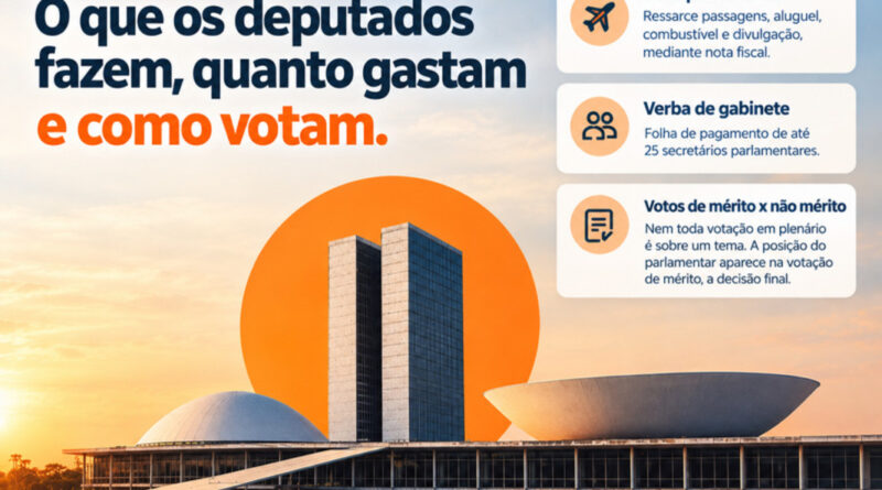Verba de gabinete é o maior gasto de um parlamentar