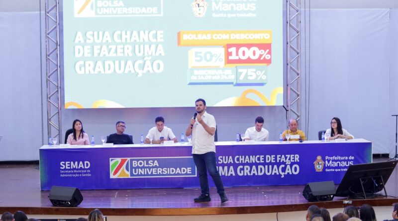Prefeito Renato Junior lança Programa Bolsa Universidade 2027 e amplia acesso ao ensino superior para pessoas de baixa renda