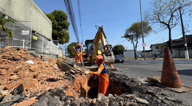 Prefeitura de Manaus recupera sistema de rede de drenagem profunda na avenida General Rodrigo Otávio e reforça prevenção de transtornos