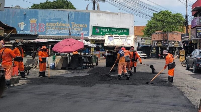 Via de acesso à avenida Torquato Tapajós é recuperada pela prefeitura e amplia mobilidade na zona Oeste de Manaus