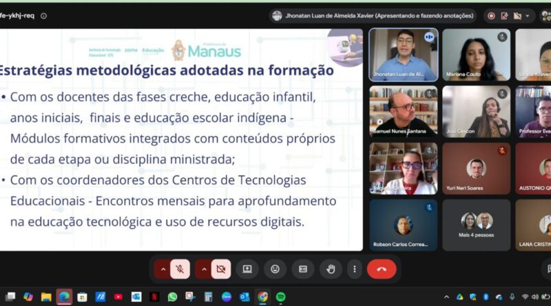 Prefeitura de Manaus apresenta formação em ‘Inteligência Artificial’ para educadores em encontro nacional