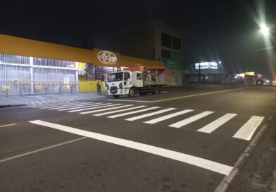 Prefeitura de Manaus reforça sinalização em 12 bairros para ampliar a segurança nas vias
