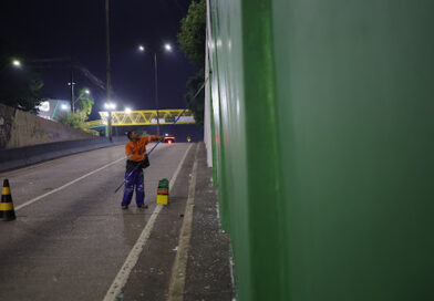 Prefeitura de Manaus inicia modernização do viaduto Professora Lilá Borges de Sá, na avenida Djalma Batista