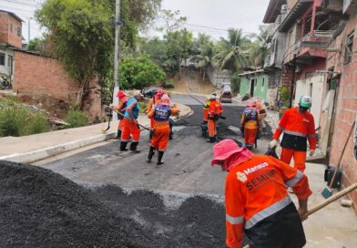 Prefeitura de Manaus recupera trecho da rua Aires da Cunha e melhora circulação no Alvorada