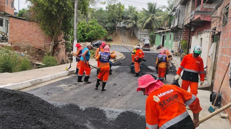 Prefeitura de Manaus recupera trecho da rua Aires da Cunha e melhora circulação no Alvorada
