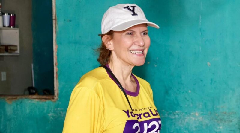Yomara Lins, candidata a deputada estadual, já foi prefeita de Manaus, mesmo que interinamente