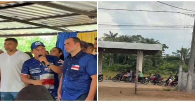 Prefeito de Caapiranga denuncia combustível para carreata de Cidade e Wilson Lima e é rebatido por Tico Braz em palanque, veja vídeos