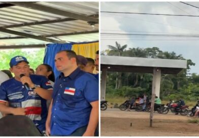 Prefeito de Caapiranga denuncia combustível para carreata de Cidade e Wilson Lima e é rebatido por Tico Braz em palanque, veja vídeos