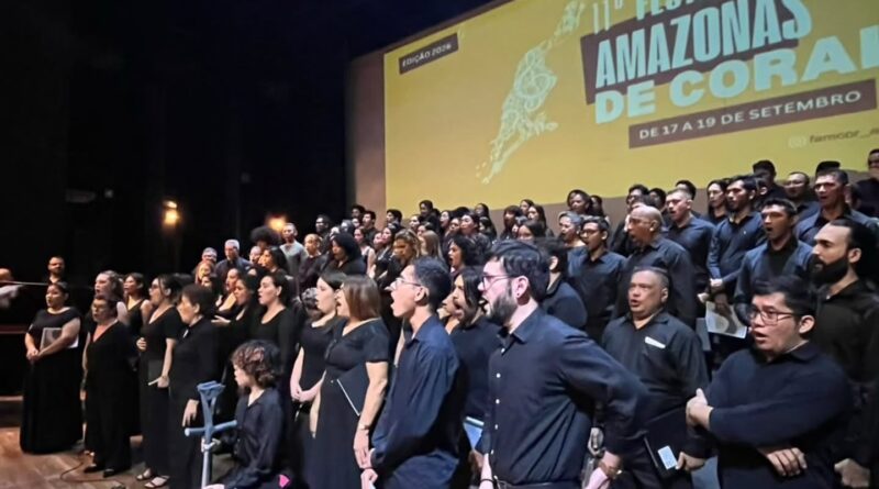 Coral da Câmara Municipal participa da 11ª edição do Festival Amazonas de Corais