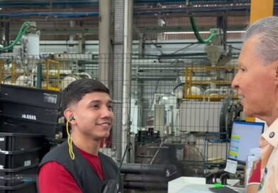 Arthur Virgílio Neto reforça defesa da Zona Franca de Manaus durante visita à indústria de plásticos no Distrito Industrial