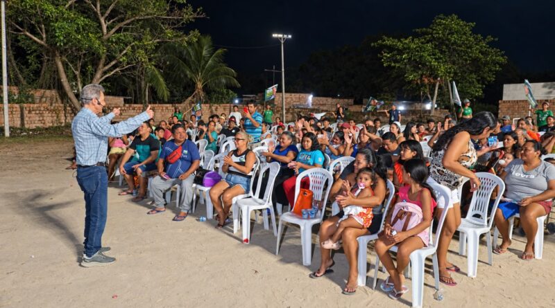 Na comunidade Santa Inês, Arthur Virgílio Neto reforça defesa dos povos originários e propõe hospital nacional indígena em Manaus