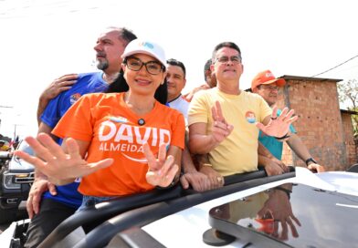 David e Dra. Shádia iniciam reta final da campanha pela Região Metropolitana com carreata em Iranduba