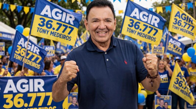Tony Medeiros apresenta propostas para fortalecer economia do interior com infraestrutura, cooperativismo e qualificação