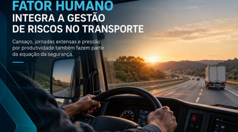 Fator humano integra a gestão de riscos no transporte